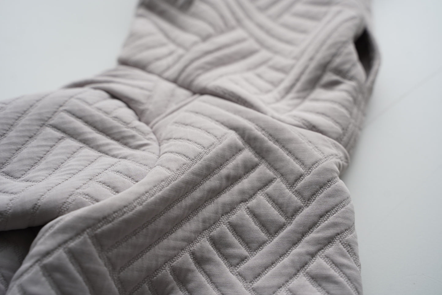 キルティングトップス/ロンパース (パウダーグレー)