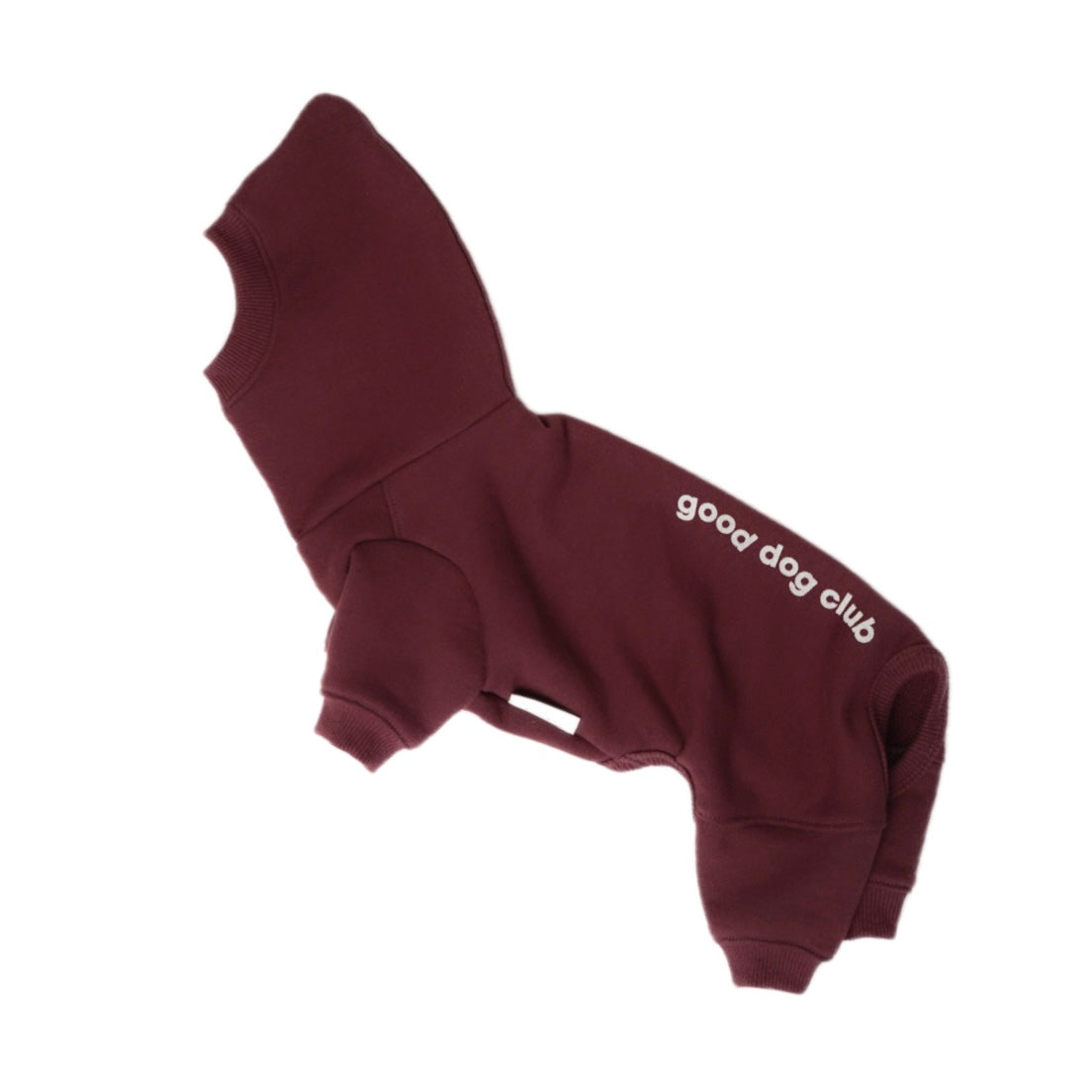 good dog club 裏毛スウェットトップス/ロンパース (ワイン)　