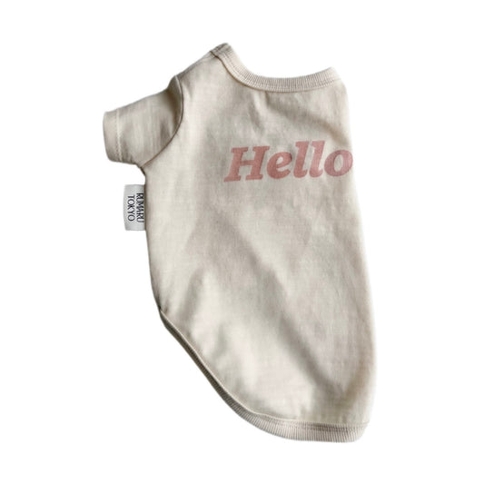 <POPUP> HELLO!半袖TEE(POPUP限定サクラ）