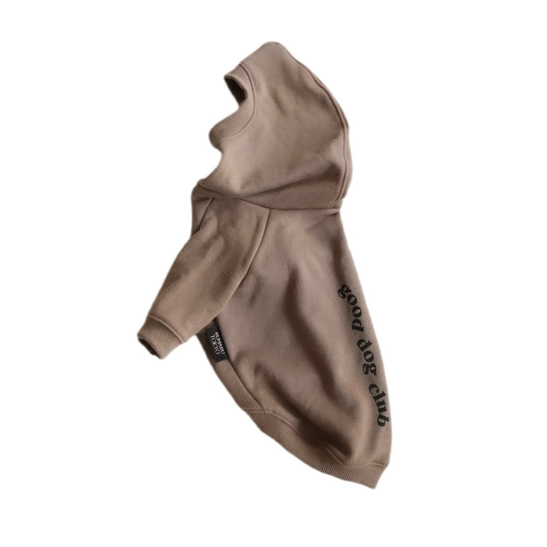 good dog club 裏毛スウェットトップス/ロンパース (カフェモカ)　