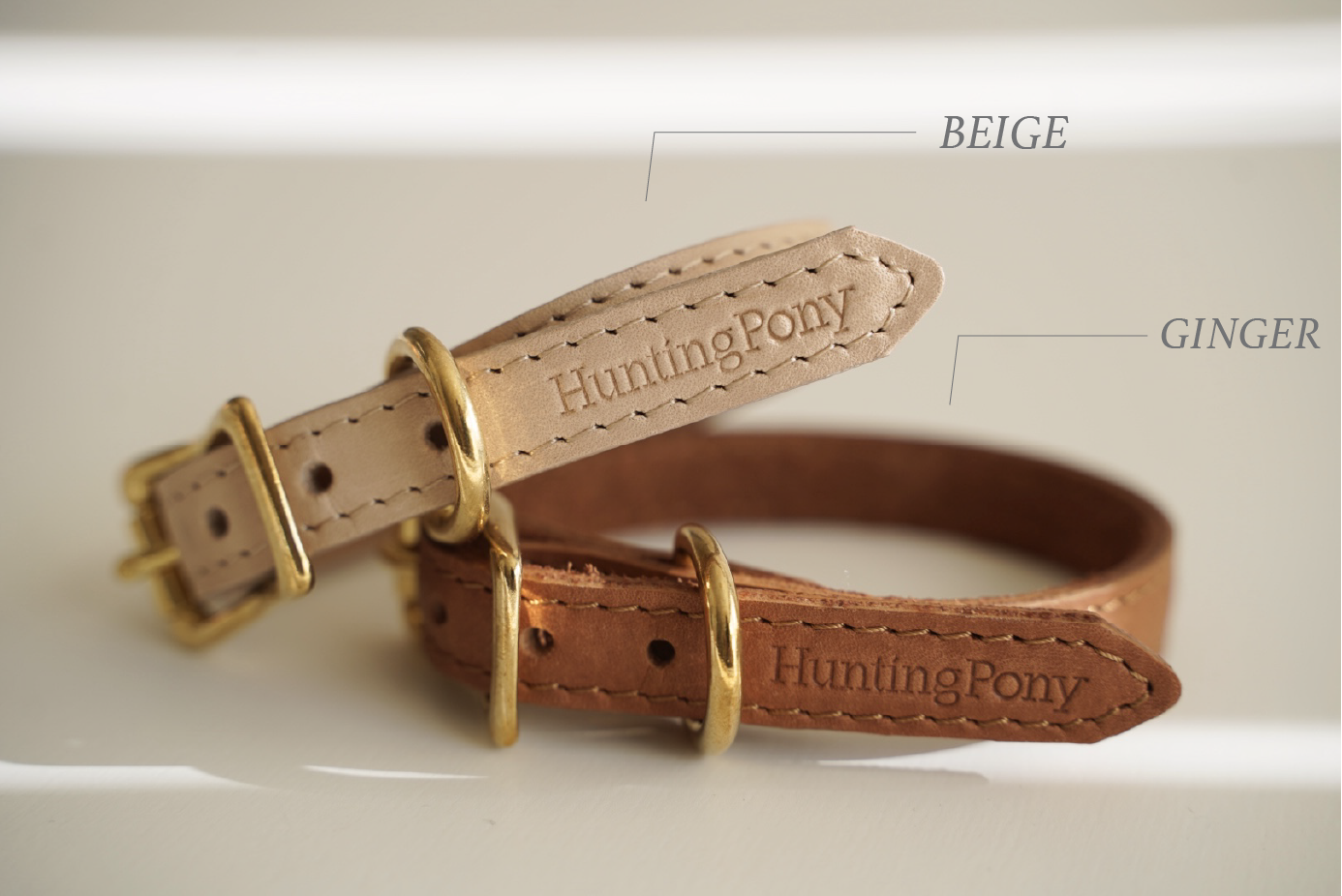 【Hunting Pony】CLASSIC STRAIGHT PONY-COLLAR