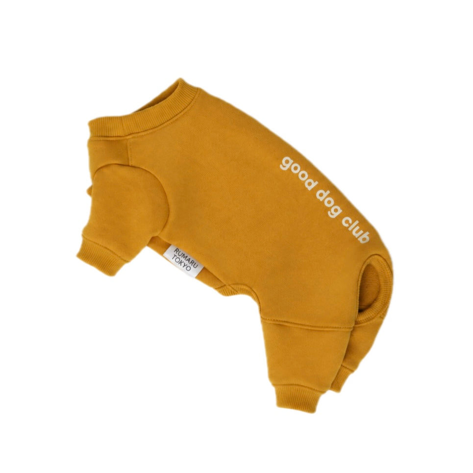 good dog club 裏毛スウェットトップス/ロンパース (チェダー)　