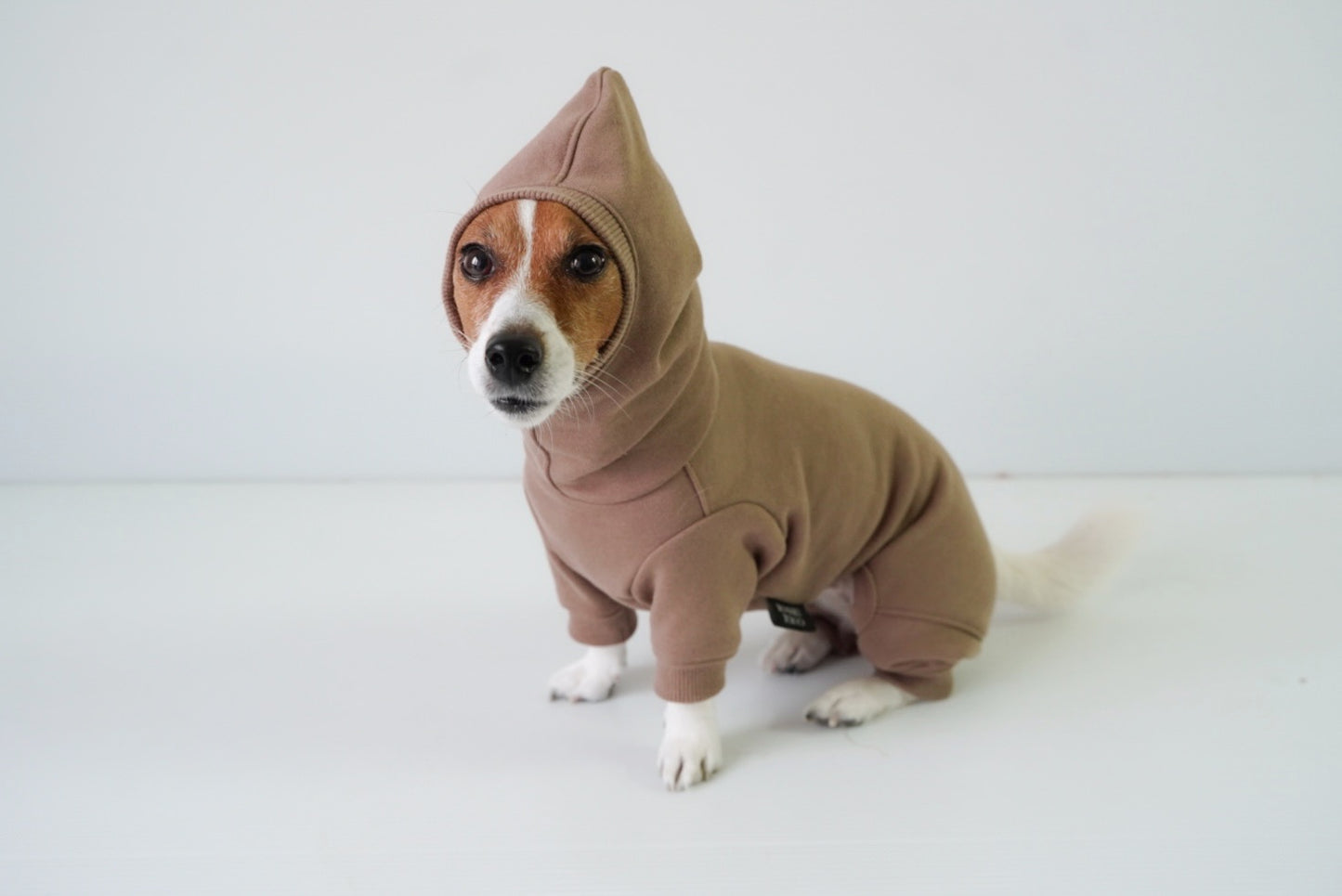 good dog club 裏毛スウェットトップス/ロンパース (カフェモカ)　