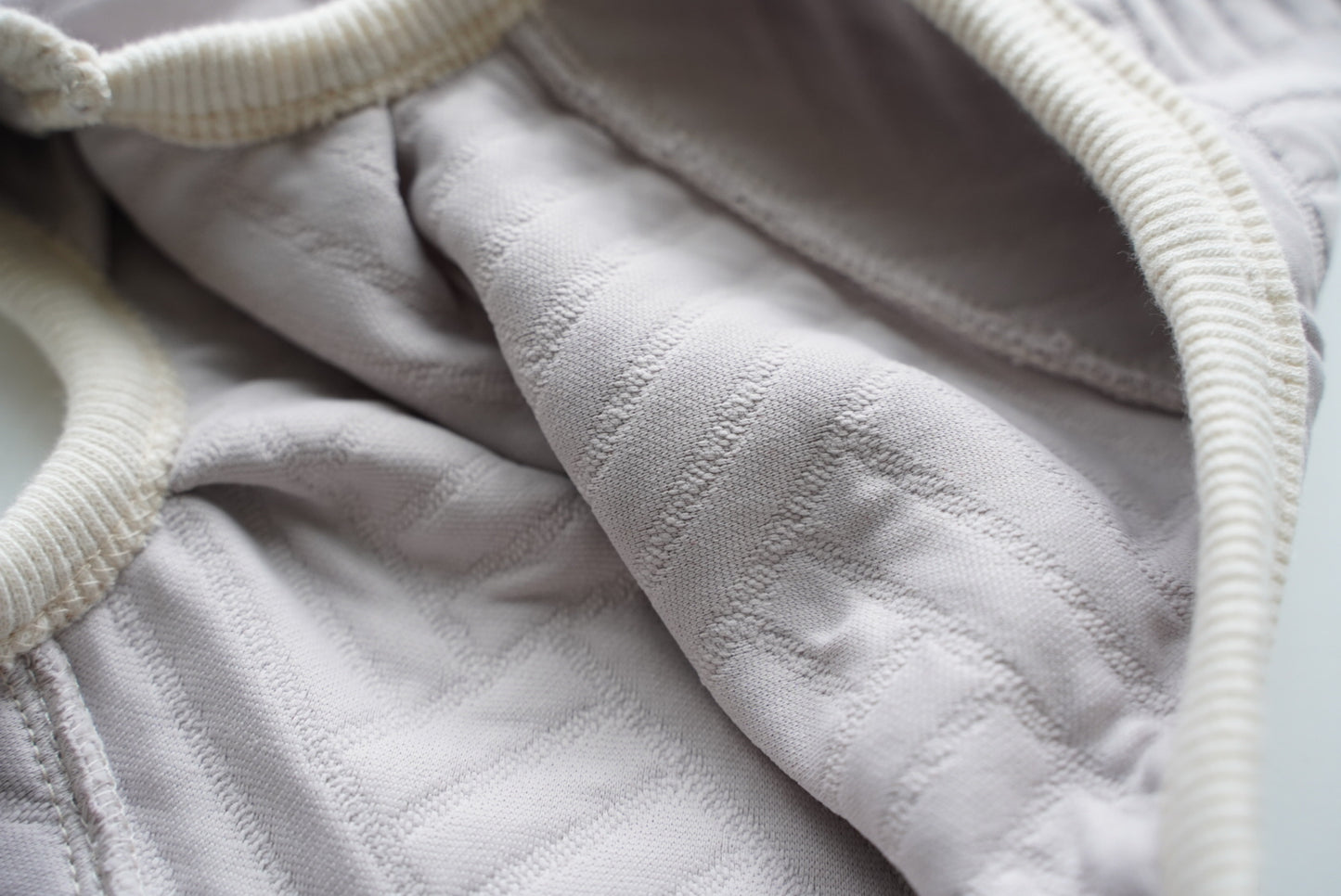 キルティングトップス/ロンパース (パウダーグレー)