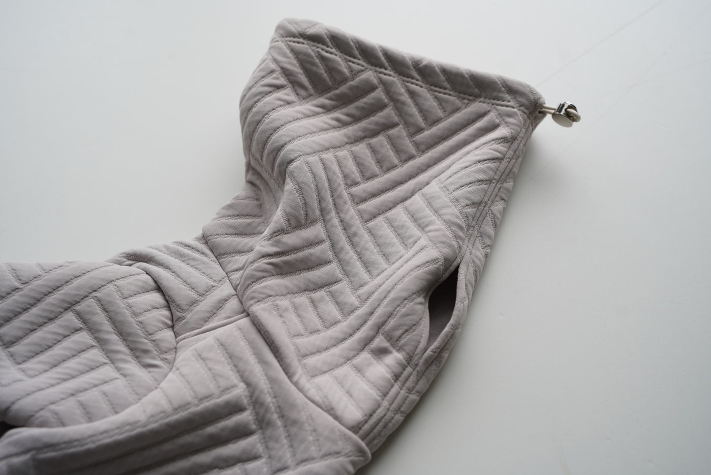 キルティングトップス/ロンパース (パウダーグレー)